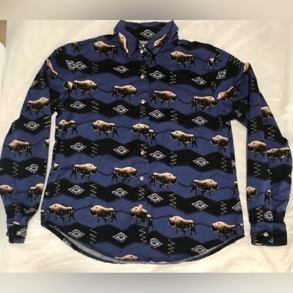 Roughrider Buffalo Print Shirt